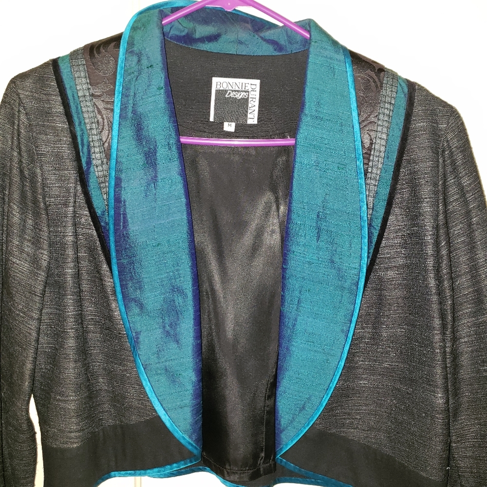 Bonnie Durant custom made raw silk Bolero jacket